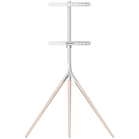 ONKRON Tripod Easel TV Stand for 32” – 65 Inch LED LCD OLED Screens up to 35 kg, White