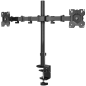 ONKRON Dual Monitor Stand for 13''-32'' Screens up to 8 kg, Black