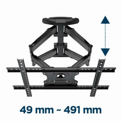 Gembird стенна стойка за телевизор TV Mount - WM-75ST-01 - 32"-75", 45.5 kg