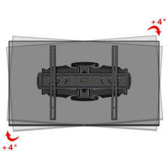 Gembird стенна стойка за телевизор TV Mount - WM-58ST-01 - 32"-58", 36.4 kg