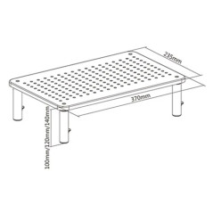 Gembird Стойка за монитор Monitor stand - MS-TABLE-01