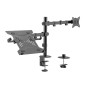 Gembird Стойка за монитор с лаптоп стойка Monitor Mount with Laptop holder - MA-DA-03 Gembird Стойка за монитор с лаптоп стойка Monitor Mount with Laptop holder - MA-DA-03