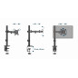 Gembird Стойка за монитор Monitor Mount - MA-D1-03 - 1 Monitor Gembird Стойка за монитор Monitor Mount - MA-D1-03 - 1 Monitor