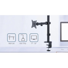 Gembird Стойка за монитор Monitor Mount - MA-D1-03 - 1 Monitor