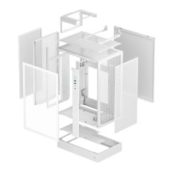 DeepCool кутия Case mATX - CH170 PLUS WH