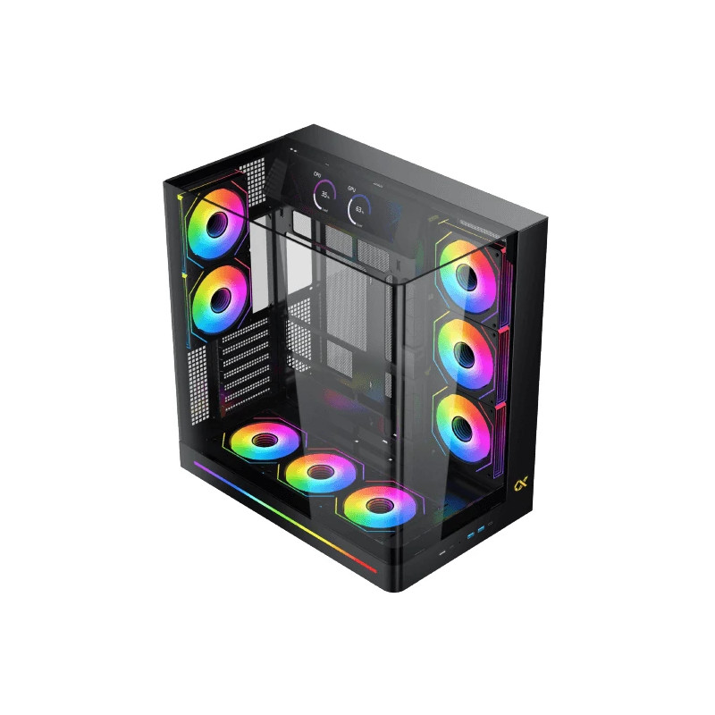 Xigmatek Екран за кутия 9 inch LCD Screen Kit for Pano II Series - Black