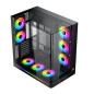Xigmatek кутия Case E-ATX - PANO II - 8 ARGB Fans