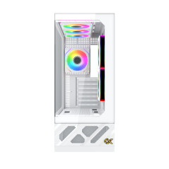 Xigmatek кутия Case E-ATX - Alphard Pro Arctic - 6 inch LCD Display, 6 ARGB Fans