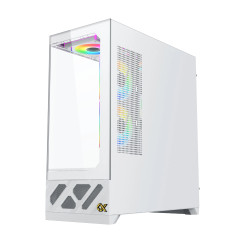 Xigmatek кутия Case E-ATX - Alphard Pro Arctic - 6 inch LCD Display, 6 ARGB Fans