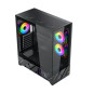 Xigmatek кутия Case E-ATX - Alphard Pro - 6 inch LCD Display, 6 ARGB Fans