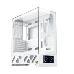 Xigmatek кутия Case E-ATX - Alphard Pro Arctic - 6 inch LCD Display, 6 ARGB Fans