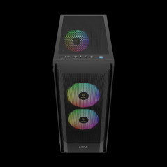 Gamdias кутия Case ATX - AURA GC6 ELITE ARGB BK - Addressable RGB, Mesh