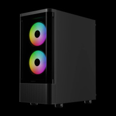 Gamdias кутия Case ATX - TALOS E3 CG - 3 x 120 mm A-RGB, Curved Glass