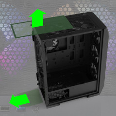 Zalman кутия за компютър Case ATX - N7 PLUS - 7 fans included, Tempered Glass