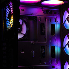 Zalman кутия за компютър Case ATX - N7 PLUS - 7 fans included, Tempered Glass