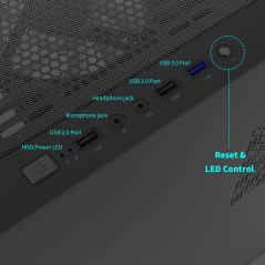 Zalman кутия за компютър Case ATX - N7 PLUS - 7 fans included, Tempered Glass