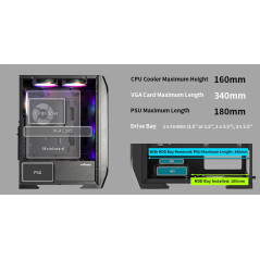 Zalman кутия за компютър Case ATX - N7 PLUS - 7 fans included, Tempered Glass