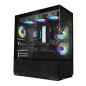 Zalman кутия Case ATX - Chronix BLACK - 3 x 120 mm A-RGB, USB-C, Tempered Glass
