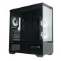 Zalman кутия Case ATX - Chronix BLACK - 3 x 120 mm A-RGB, USB-C, Tempered Glass