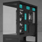 Zalman кутия Case ATX - Chronix BLACK - 3 x 120 mm A-RGB, USB-C, Tempered Glass
