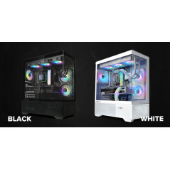 Zalman кутия Case ATX - Chronix BLACK - 3 x 120 mm A-RGB, USB-C, Tempered Glass