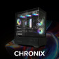 Zalman кутия Case ATX - Chronix BLACK - 3 x 120 mm A-RGB, USB-C, Tempered Glass