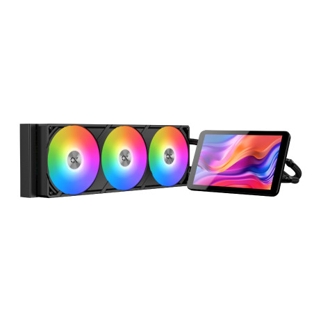 Xigmatek водно охлаждане Water Cooling Connect Pro 360 - 7 inch Magnetic LCD Display