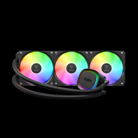 Gamdias водно охлаждане Water Cooling 360mm - AURA GL360 v2 - aRGB