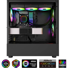 Gamdias водно охлаждане Water Cooling 360mm - AURA GL360 v2 - aRGB