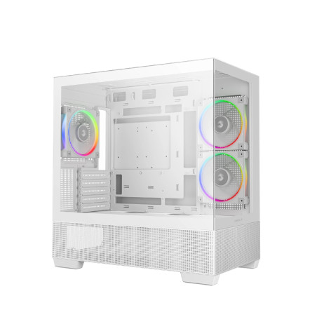 DeepCool кутия Case ATX - CG380 3F WH - 3 ARGB Fans, USB-C