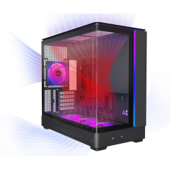 Montech кутия Case mATX - KING 15 PRO (W) - 4 x 120 mm A-RGB, USB-C