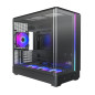 Montech кутия Case mATX - KING 15 PRO (B) - 4 x 120 mm A-RGB, USB-C