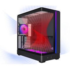 Montech кутия Case ATX - KING 45 PRO (B) - 4 x 120 mm A-RGB, USB-C