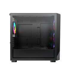 Montech кутия Case mATX - X5M (B) - 4 x 120 mm A-RGB, USB-C