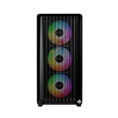 Montech кутия Case mATX - X5M (B) - 4 x 120 mm A-RGB, USB-C