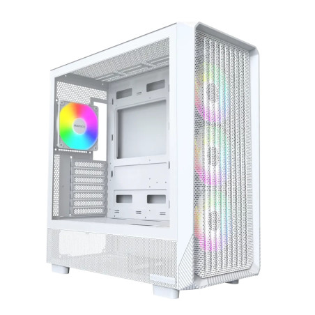 Montech кутия Case mATX - X5 (W) - 4 A-RGB fans, USB-C