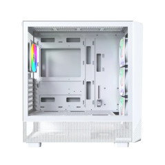 Montech кутия Case mATX - X5 (W) - 4 A-RGB fans, USB-C