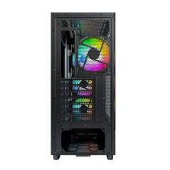 Montech кутия Case mATX - X5 (B) - 4 A-RGB fans, USB-C