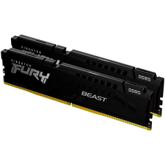 Kingston 64GB 5200MT/s DDR5 CL40 DIMM (Kit of 2) FURY Beast Black