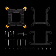 Gamdias водно охлаждане Water Cooling 360mm - AURA GL360 DIGITAL - Digital Display, aRGB