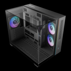 Gamdias кутия Case mATX - ATLAS M3M - A-RGB, USB-C