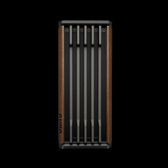 Gamdias кутия Case ATX - AURA GC11 Wood Black - USB-C