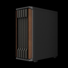 Gamdias кутия Case ATX - AURA GC11 Wood Black - USB-C