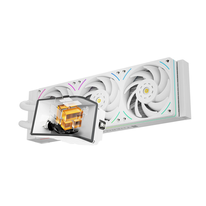 Thermalright водно охлаждане Water Cooling WONDER VISION 360 UB ARGB White - 6.67 inch Curve OLED Display