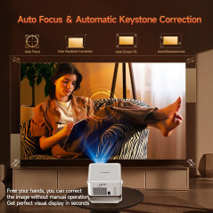 MagCubic преносим мултимедиен проектор Portable Multimedia Projector HY450MAX - 8K, Android 14, Wi-Fi 6, Bluetooth 5.4