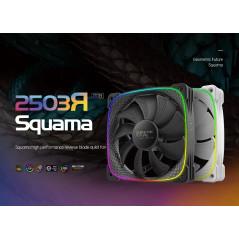 Geometric Future вентилатор Squama 2503R, REVERSE Fan, 120mm, ARGB, Black|Вентилатори|Geometric Future|29,16 лв.