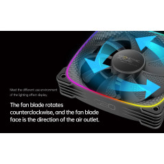 Geometric Future вентилатор Squama 2503R, REVERSE Fan, 120mm, ARGB, Black|Вентилатори|Geometric Future|29,16 лв.