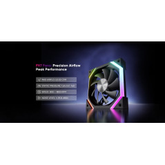 1stPlayer Кутия Case ATX - Crystal Vision CV7 Black - 5 x 120 mm included