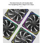 Geometric Future вентилатор Squama 2503R, REVERSE Fan, 120mm, ARGB, Black