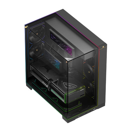 Thermalright кутия Case ATX - TR-A70 Vision Black - 9.16 inch LCD Display, USB-C
